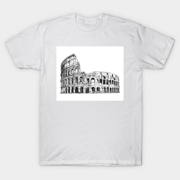 COLOSSEUM ink painting T-Shirt by lautir